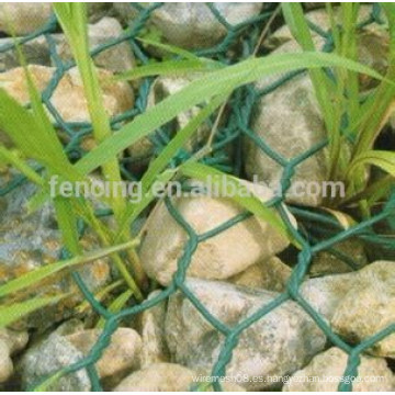 Precio galvanizado del gabion del acoplamiento de alambre / caja revestida del gabion del PVC